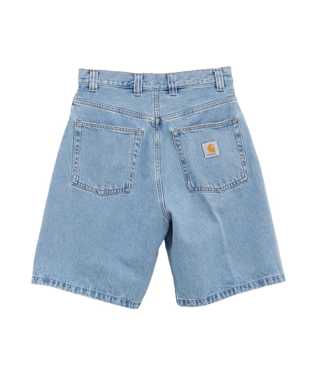 CARHARTT WIP Синие хлопковые шорты, фото 2