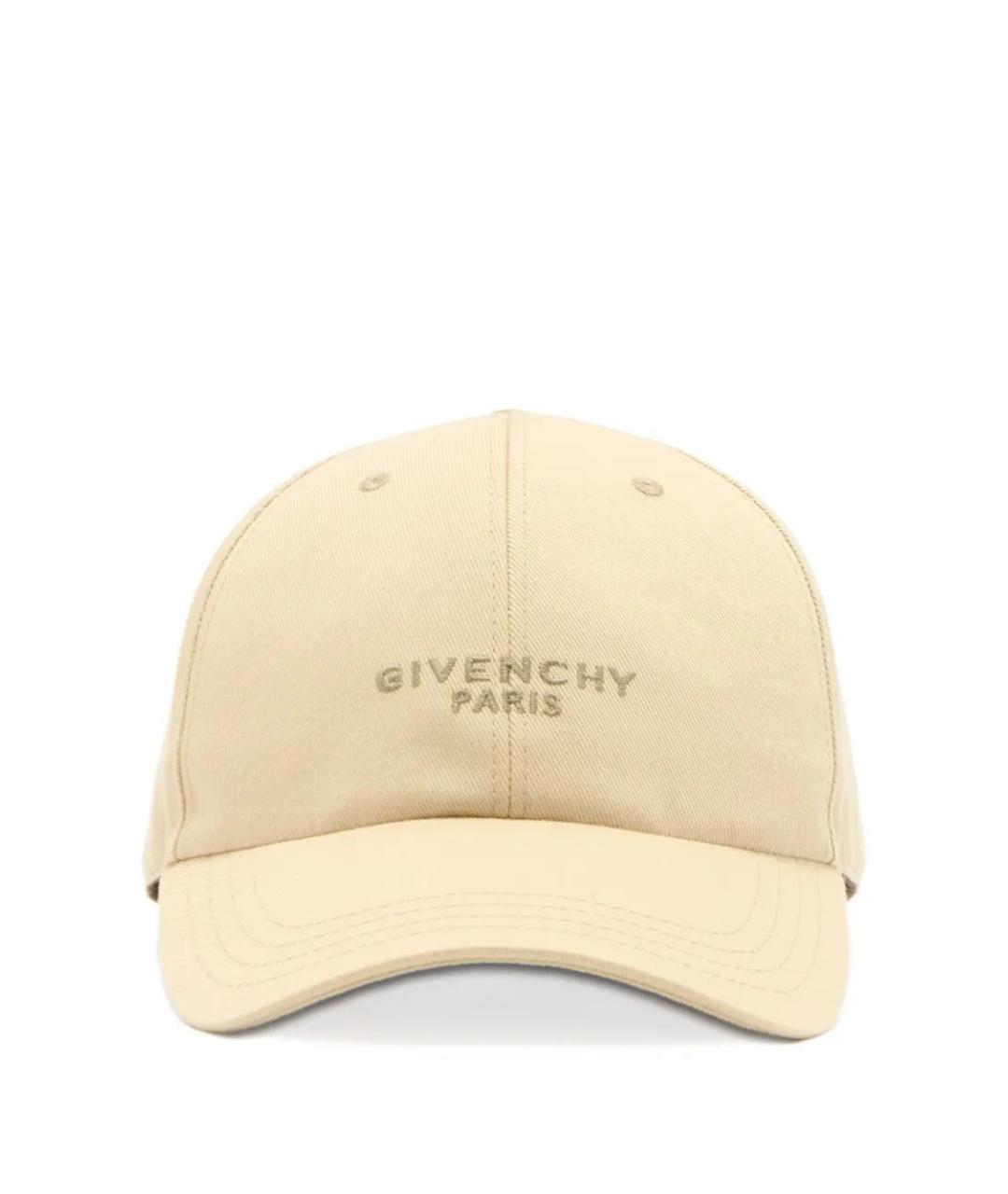 GIVENCHY Бежевая хлопковая кепка/бейсболка, фото 1