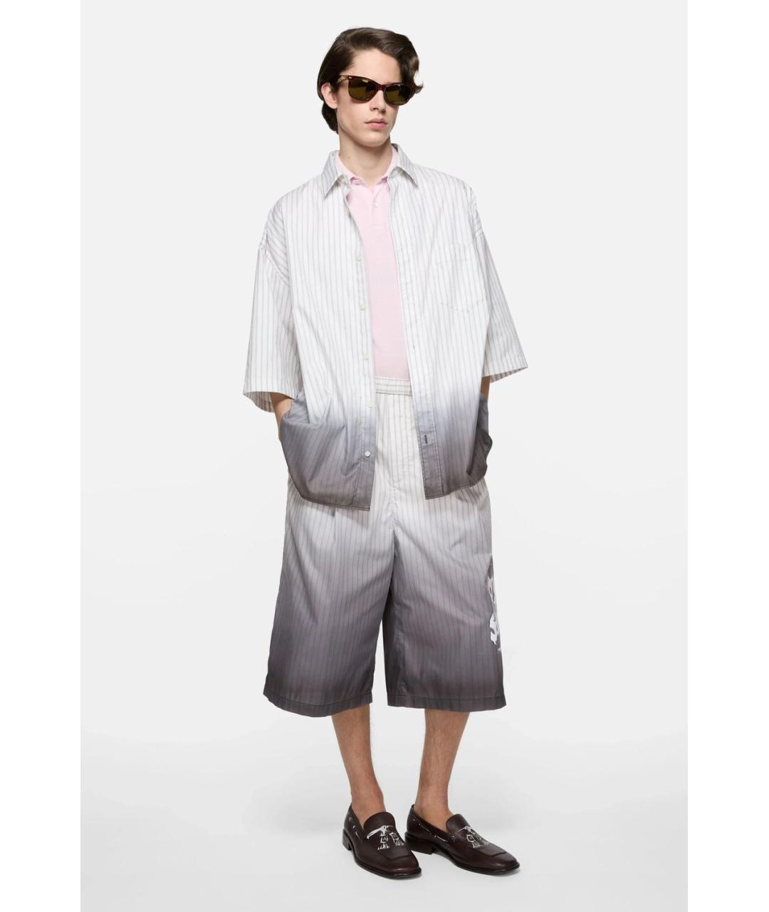 ACNE STUDIOS Белая хлопковая кэжуал рубашка, фото 2