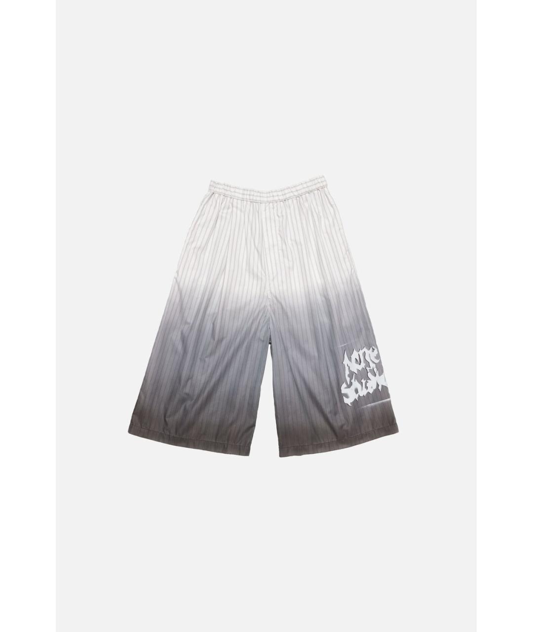 ACNE STUDIOS Мульти хлопковые шорты, фото 2
