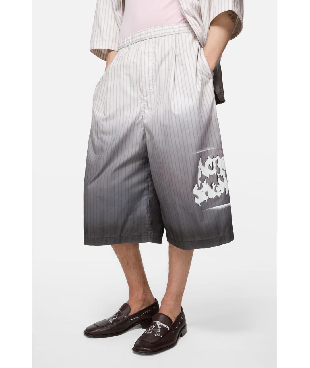 ACNE STUDIOS Мульти хлопковые шорты, фото 4