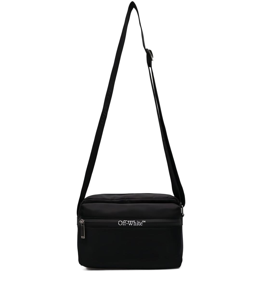 OFF-WHITE Черная сумка на плечо, фото 1
