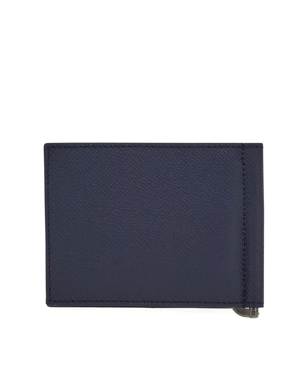 FERRAGAMO Синий кожаный кошелек, фото 2