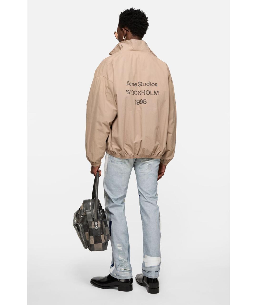 ACNE STUDIOS Бежевая хлопковая куртка, фото 4