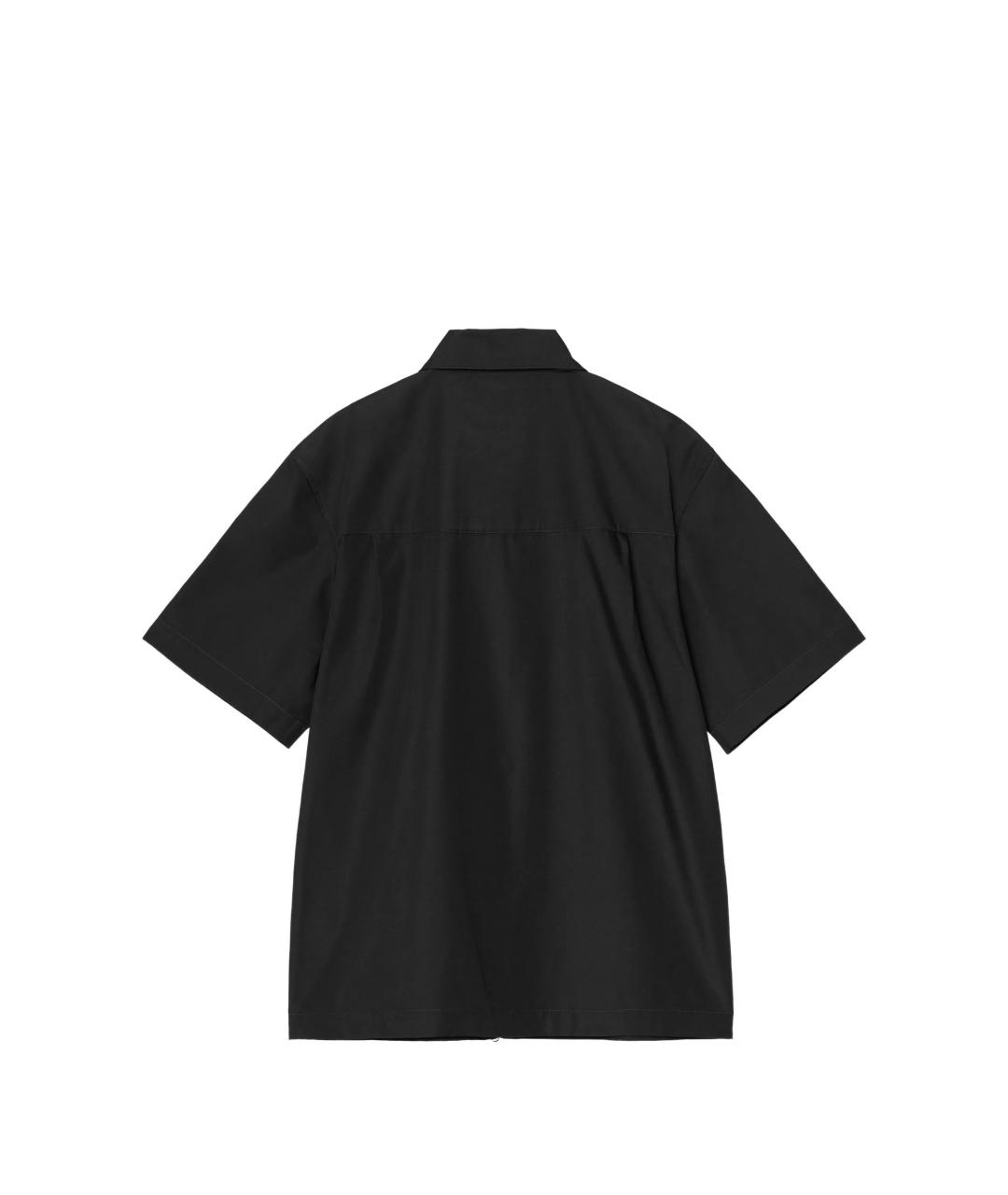 CARHARTT WIP Черная хлопковая кэжуал рубашка, фото 2