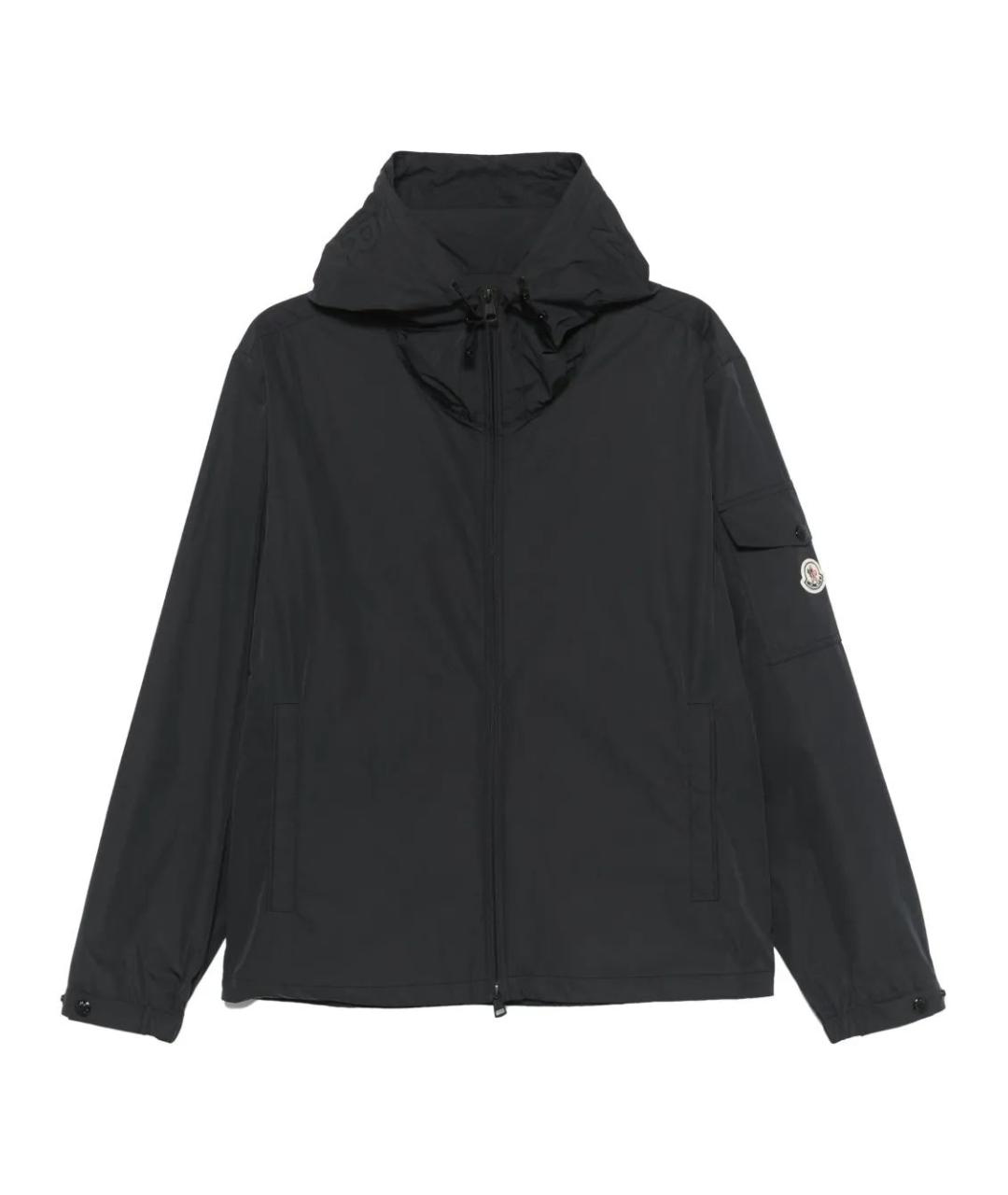 MONCLER Черная хлопковая куртка, фото 1