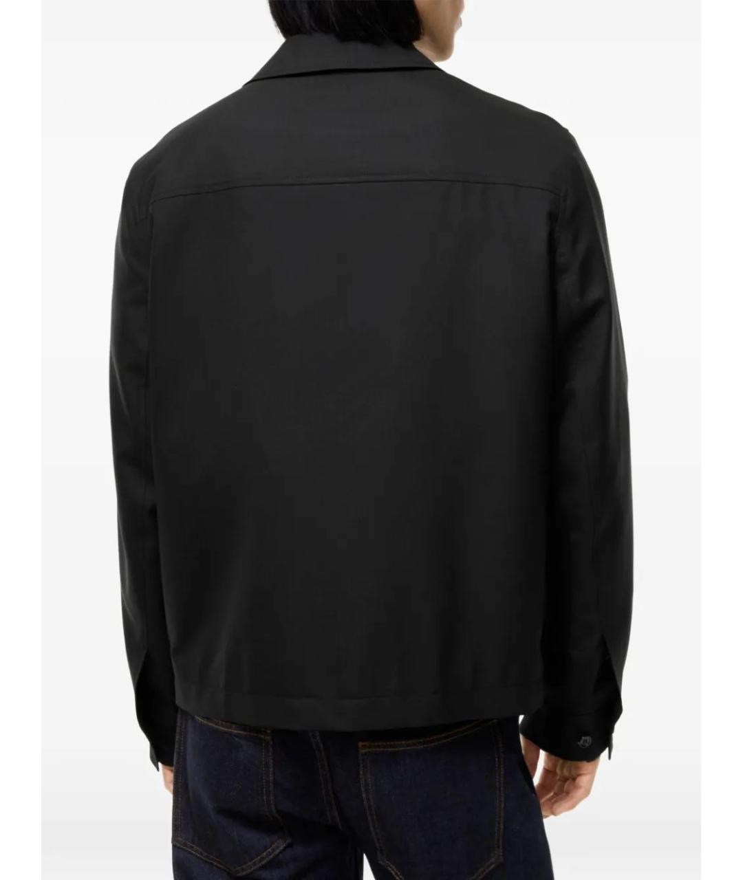 BURBERRY Черная шерстяная куртка, фото 3