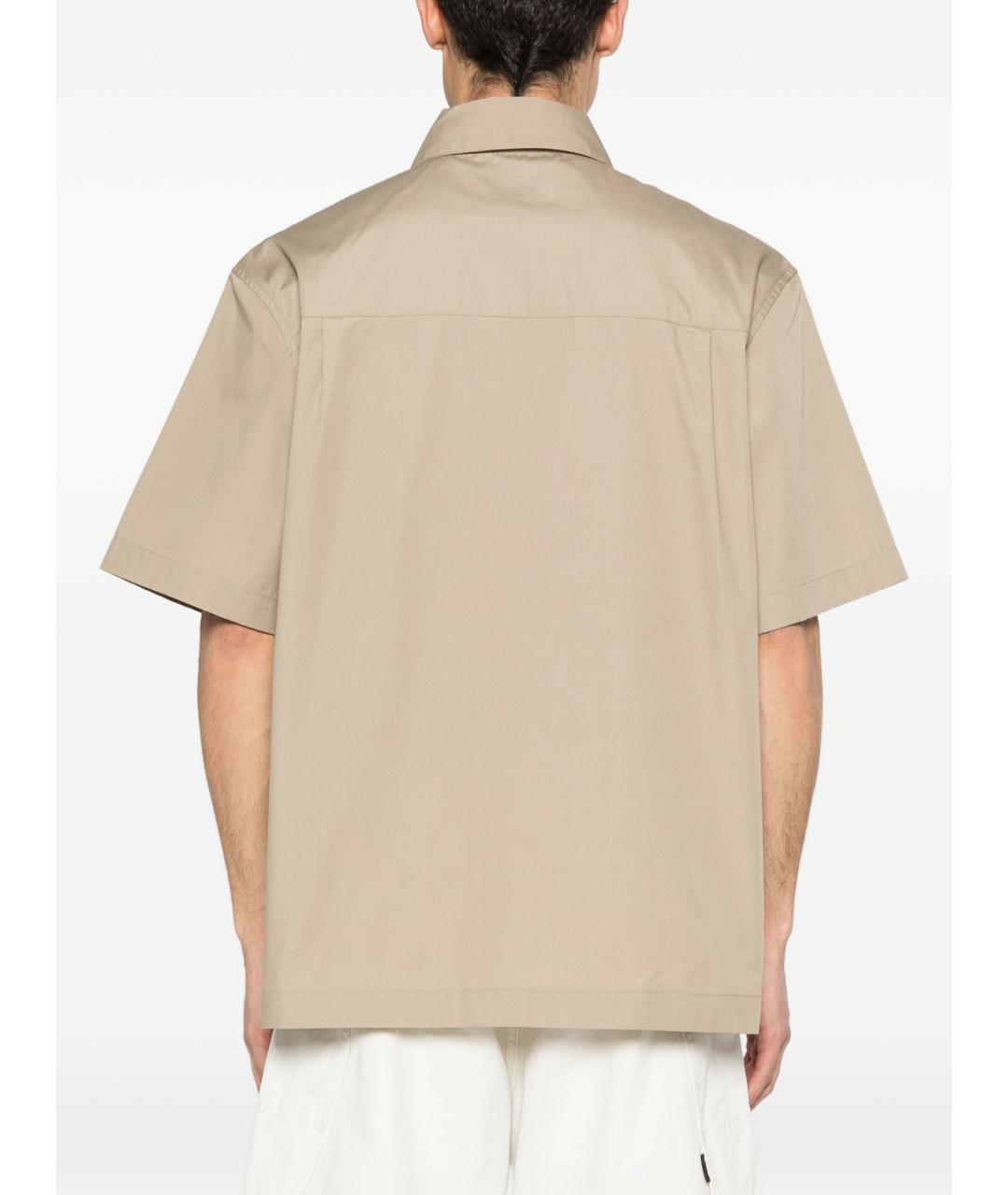 CARHARTT WIP Бежевая хлопковая кэжуал рубашка, фото 5
