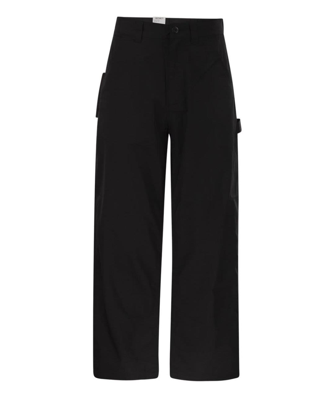 CARHARTT WIP Черные полиэстеровые повседневные брюки, фото 1