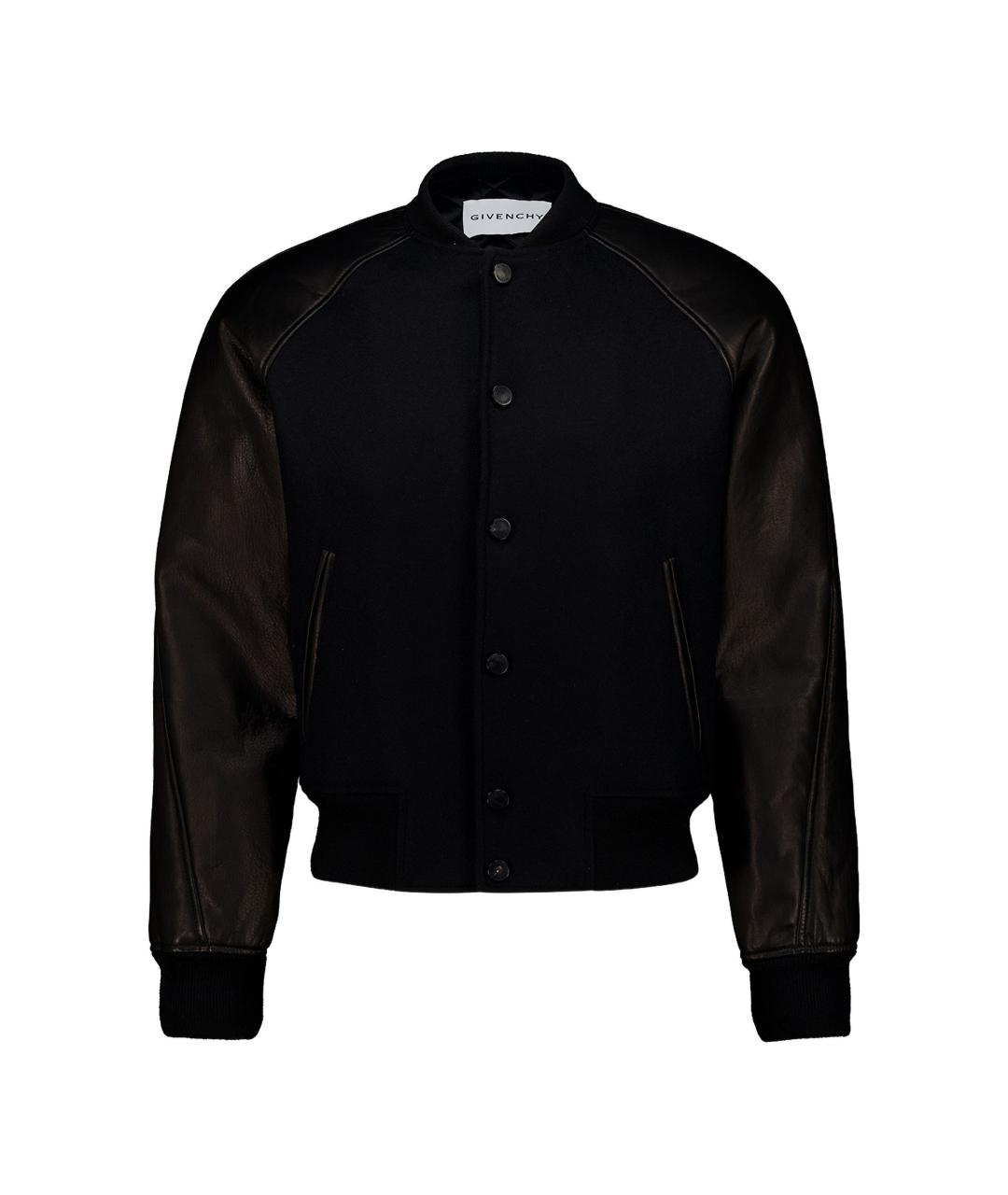 GIVENCHY Черная шерстяная куртка, фото 1
