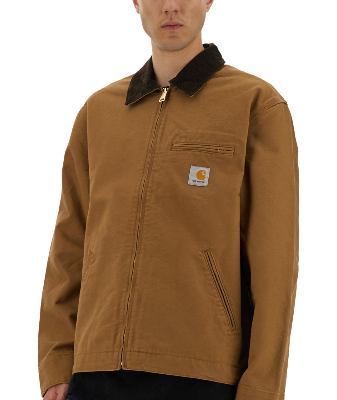 CARHARTT WIP Горчичная хлопковая куртка, фото 3