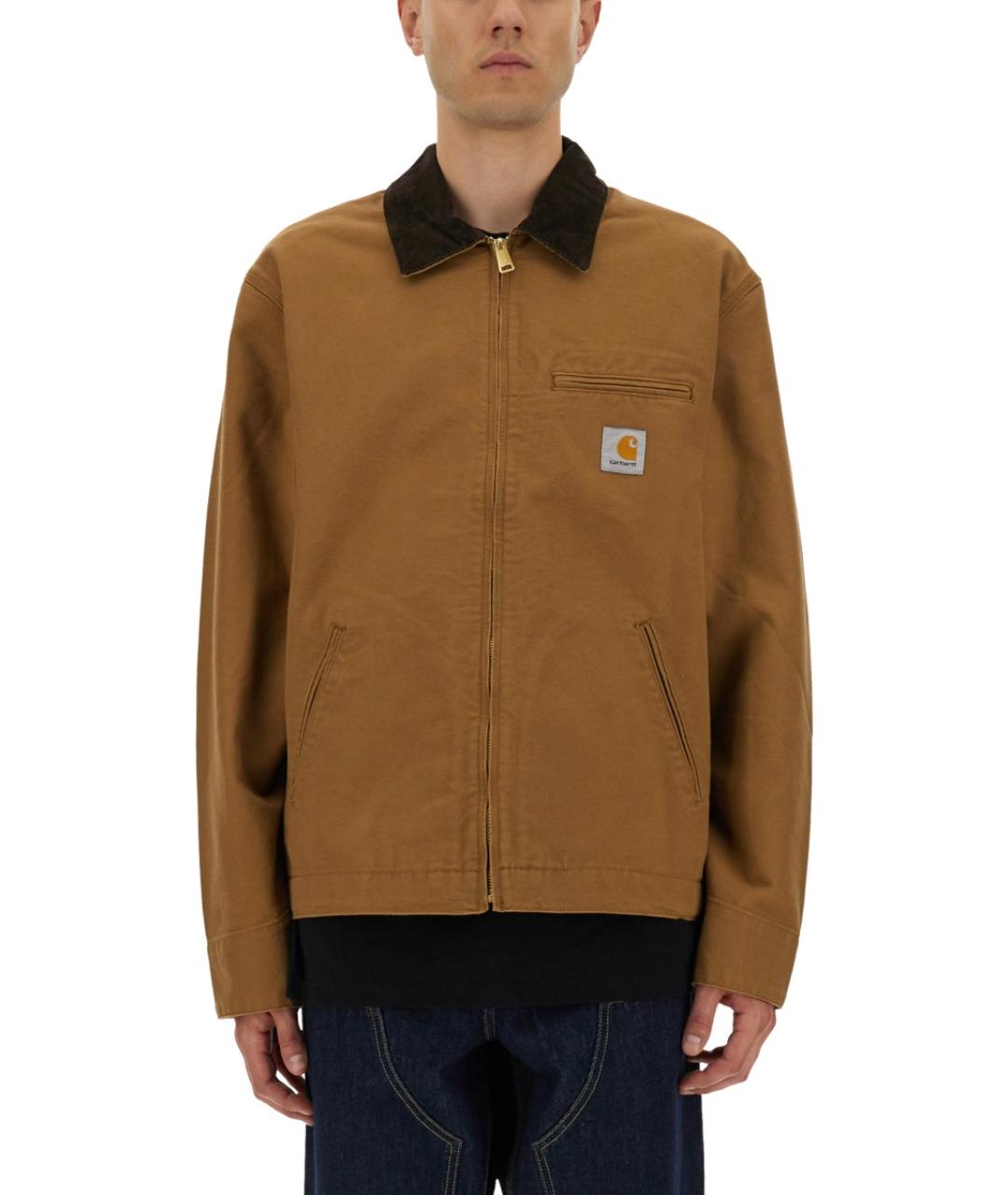 CARHARTT WIP Горчичная хлопковая куртка, фото 1