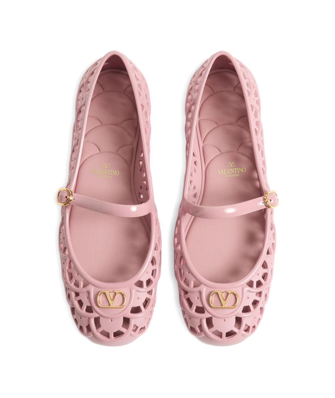VALENTINO Розовые балетки, фото 5