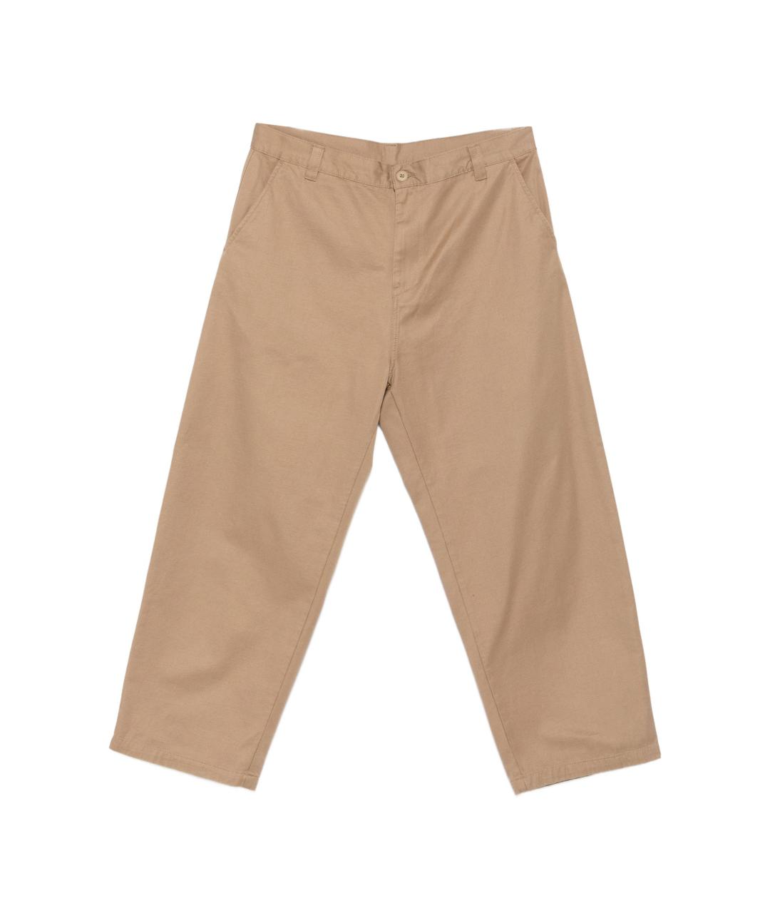 CARHARTT WIP Бирюзовые хлопковые повседневные брюки, фото 1