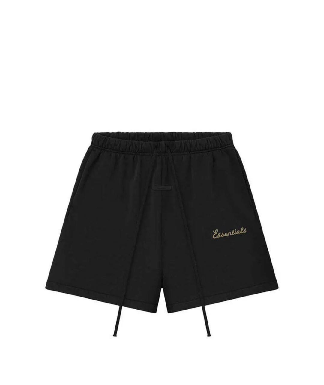 FEAR OF GOD ESSENTIALS Черные хлопковые шорты, фото 3