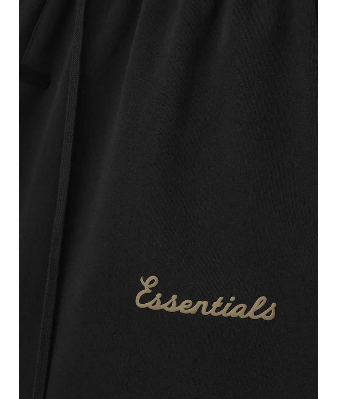 FEAR OF GOD ESSENTIALS Черные хлопковые шорты, фото 4