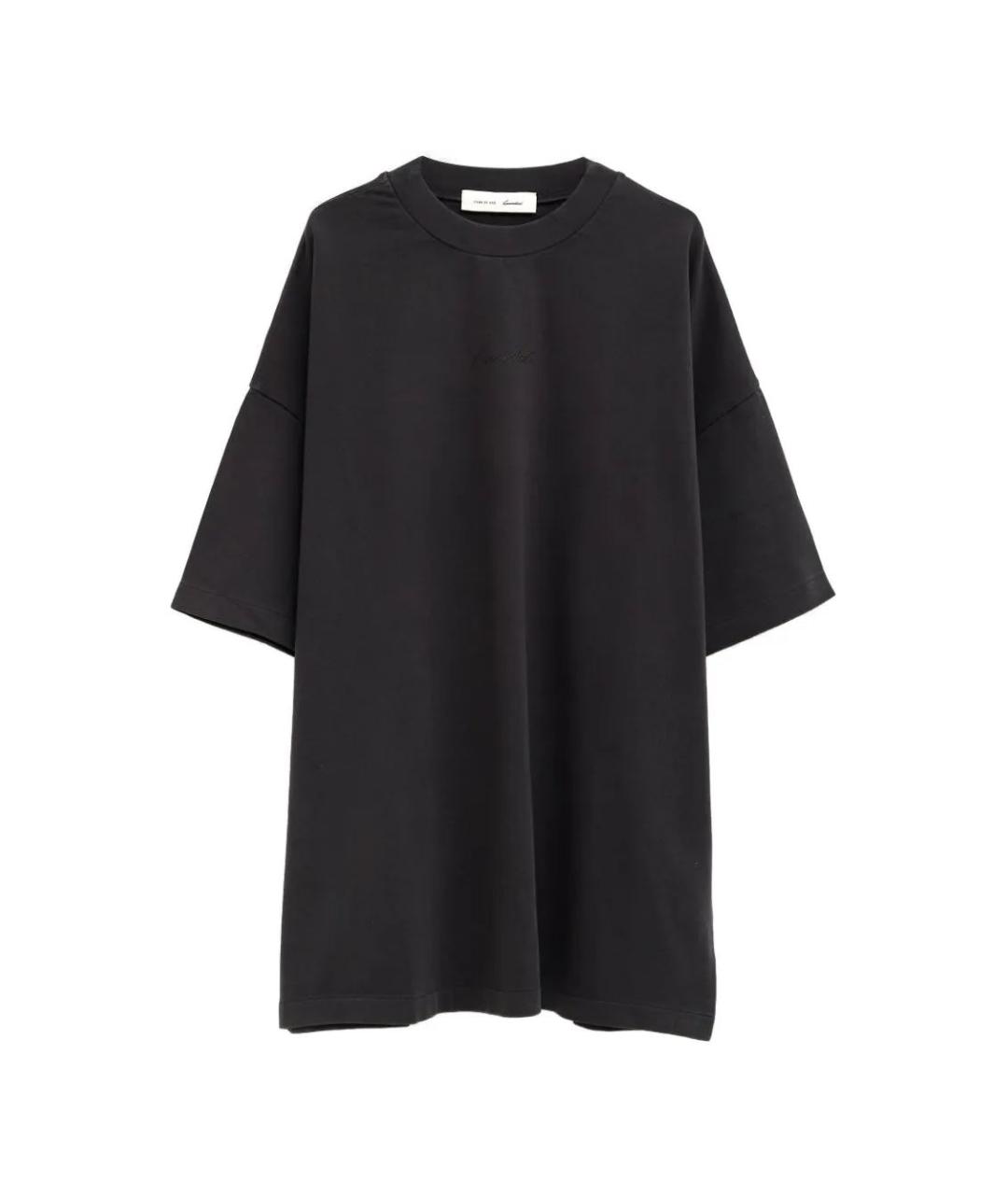 FEAR OF GOD ESSENTIALS Черная хлопковая футболка, фото 3
