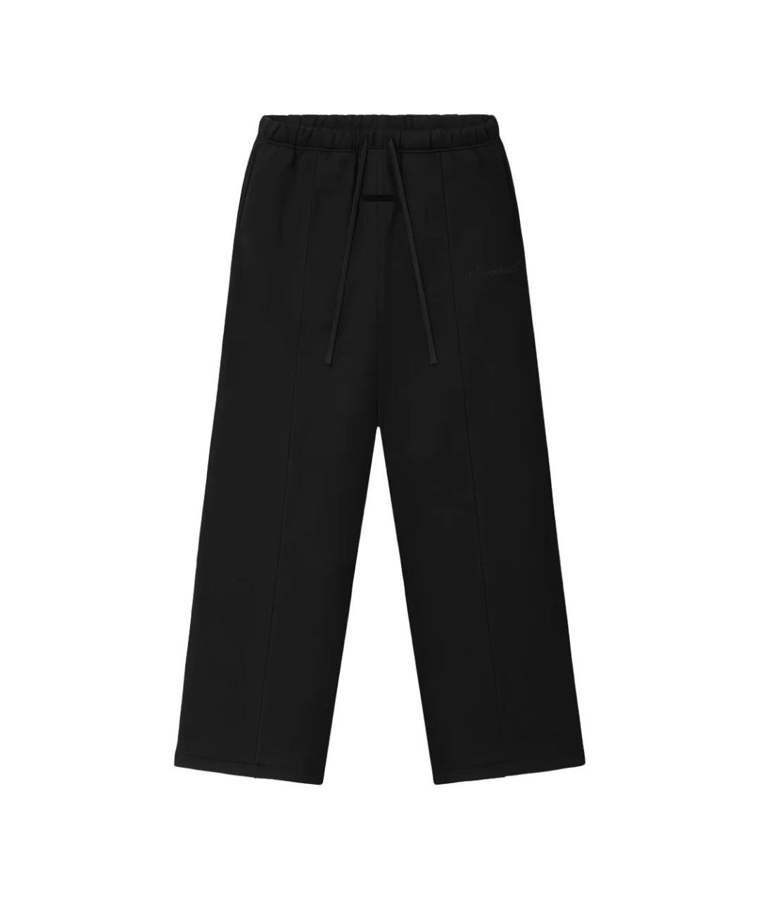 FEAR OF GOD ESSENTIALS Черные хлопковые повседневные брюки, фото 1