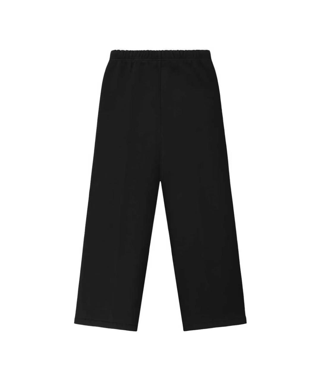 FEAR OF GOD ESSENTIALS Черные хлопковые повседневные брюки, фото 4
