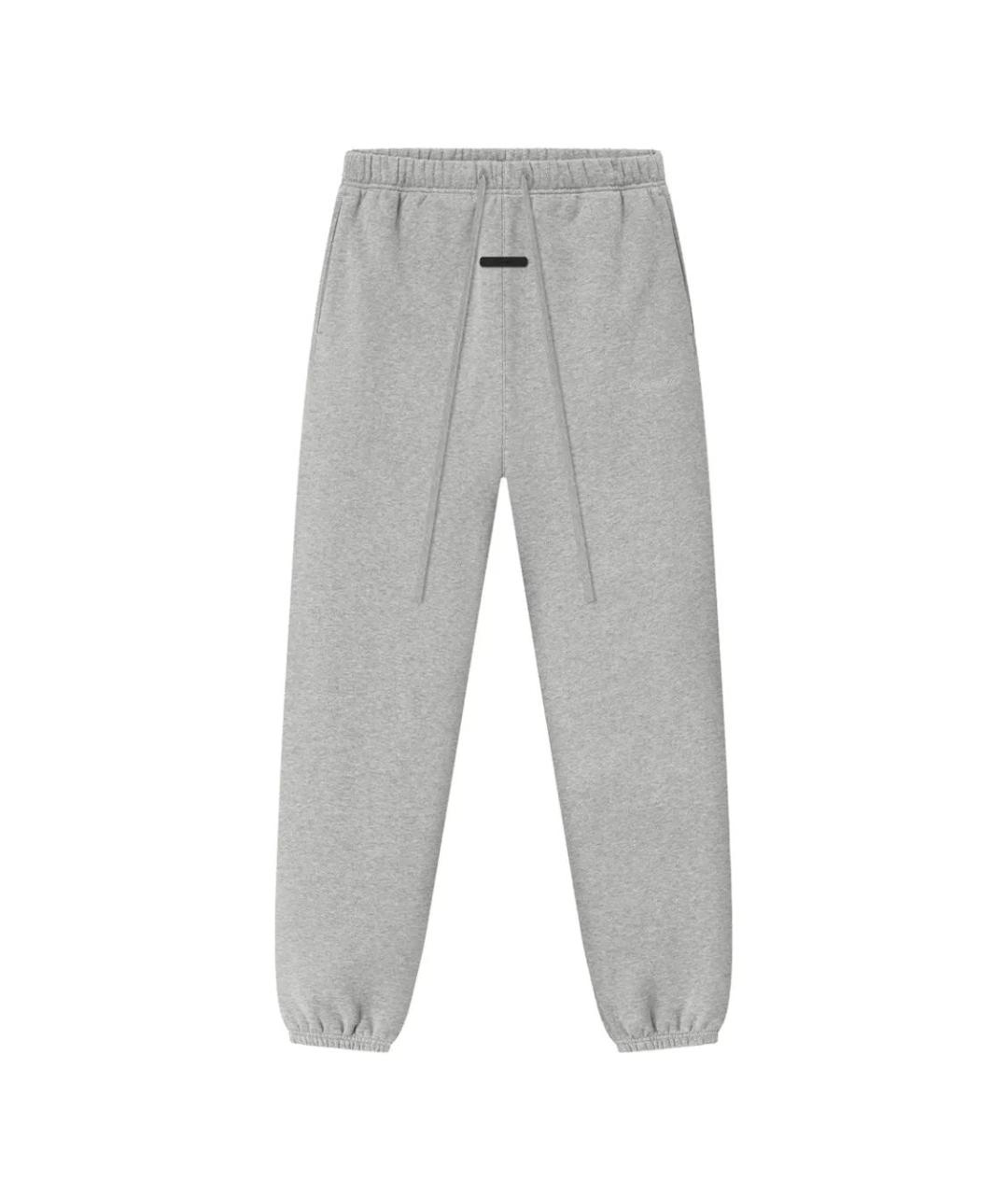 FEAR OF GOD ESSENTIALS Серые хлопковые повседневные брюки, фото 1