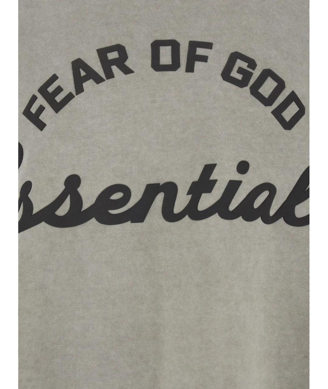 FEAR OF GOD ESSENTIALS Хлопковая футболка, фото 3
