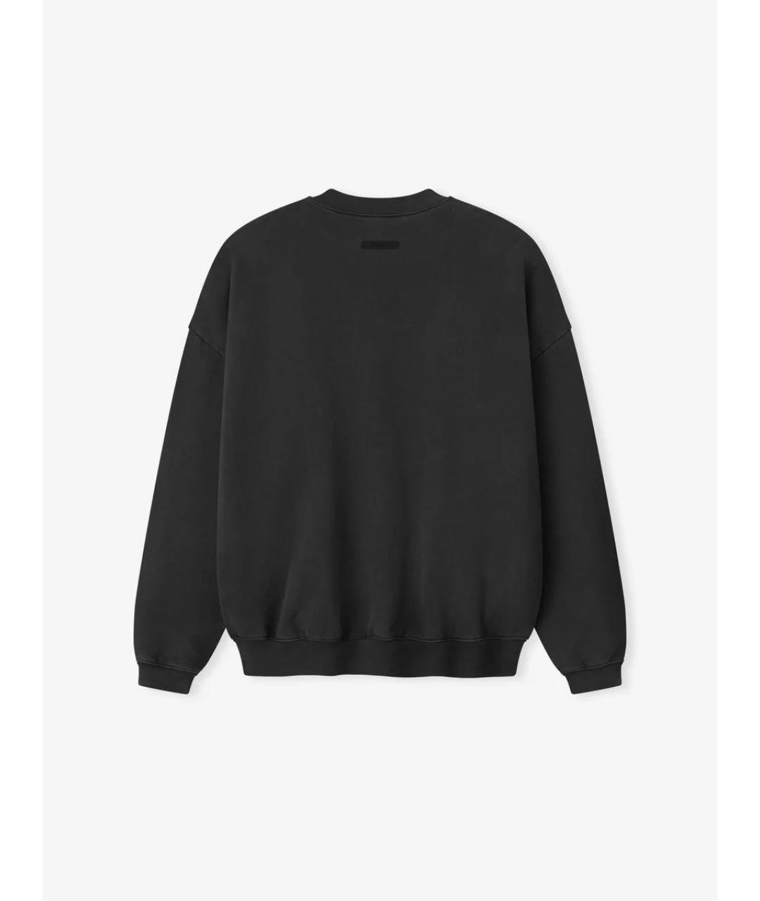FEAR OF GOD ESSENTIALS Черный хлопковый джемпер / свитер, фото 2
