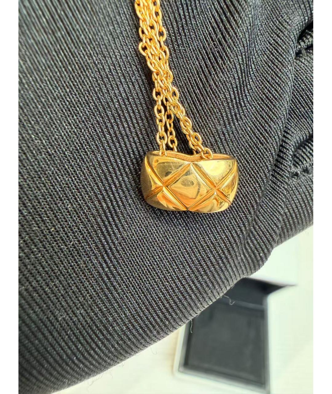 CHANEL Золотое колье, фото 3
