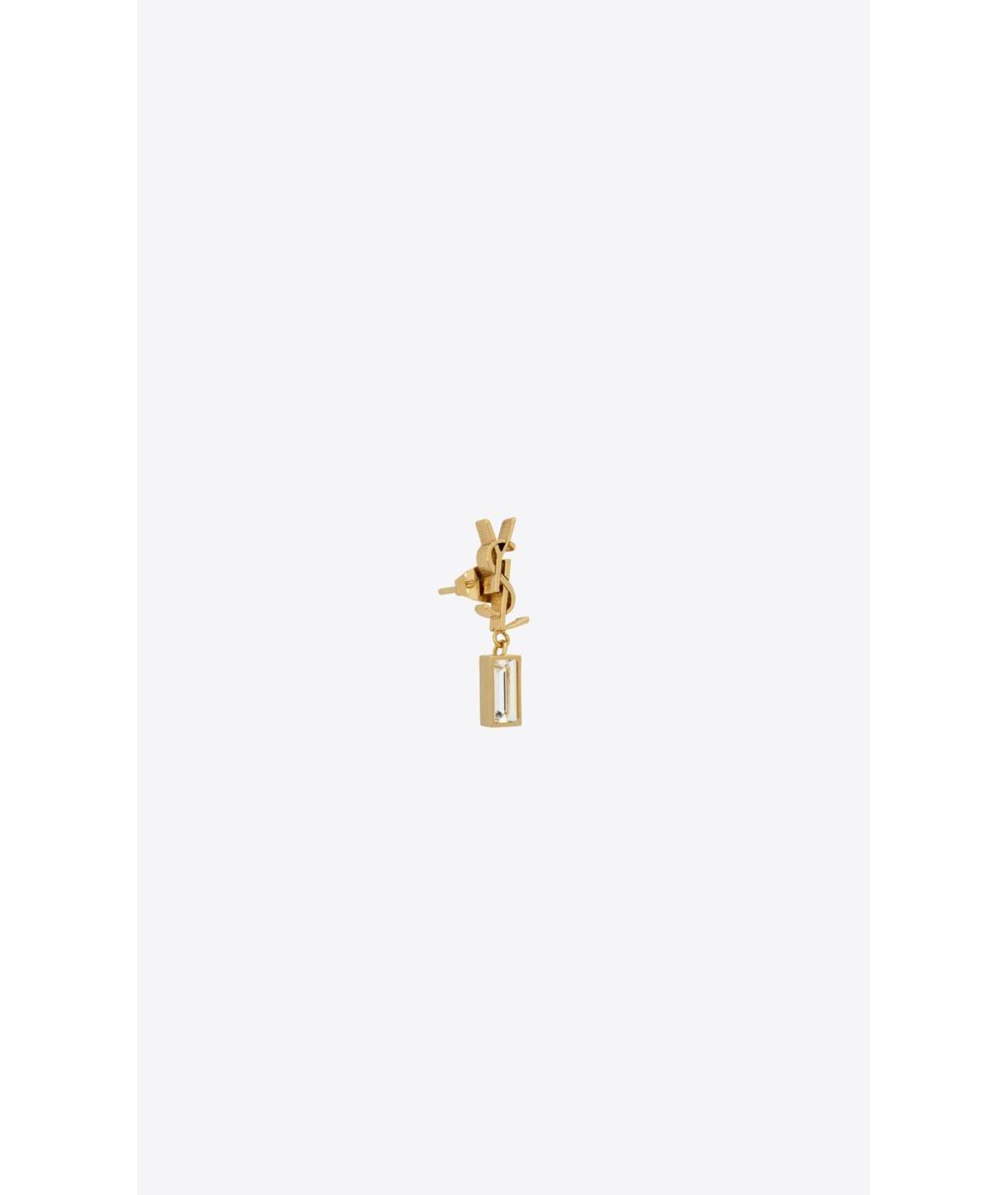 SAINT LAURENT Золотые серьги, фото 2