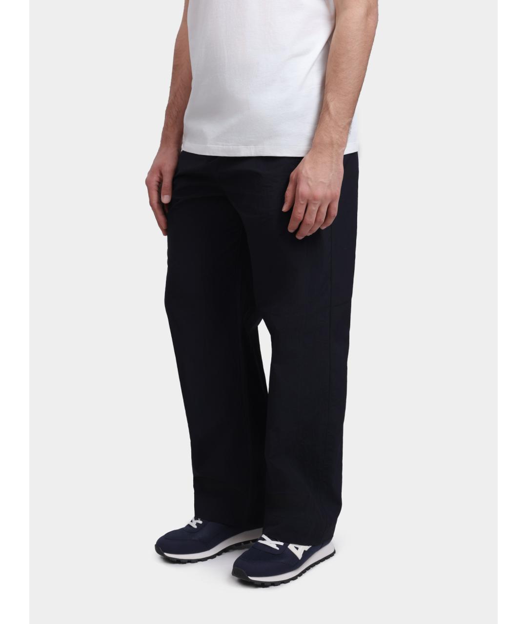 ARMANI EXCHANGE Темно-синие повседневные брюки, фото 3