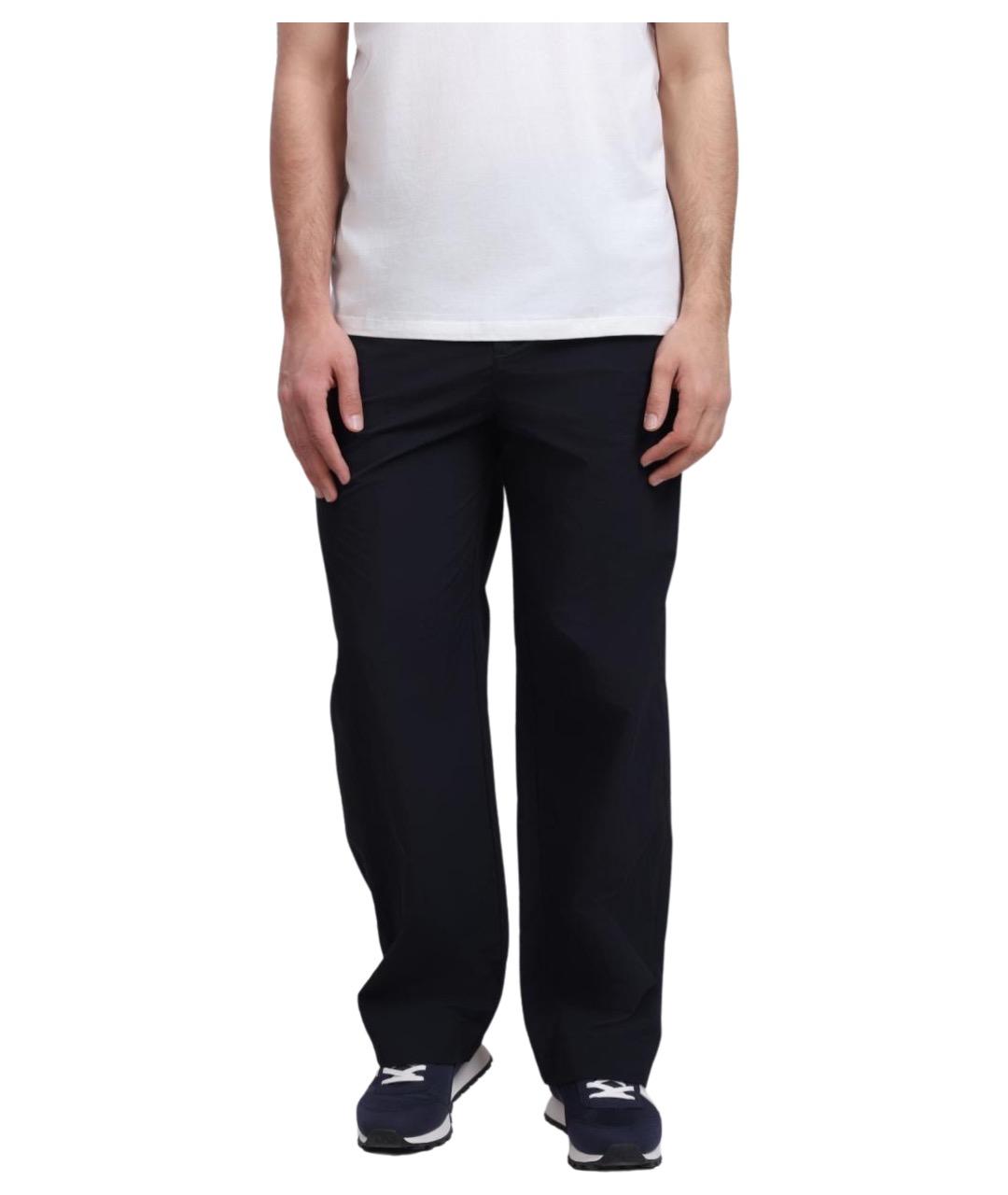 ARMANI EXCHANGE Темно-синие повседневные брюки, фото 1