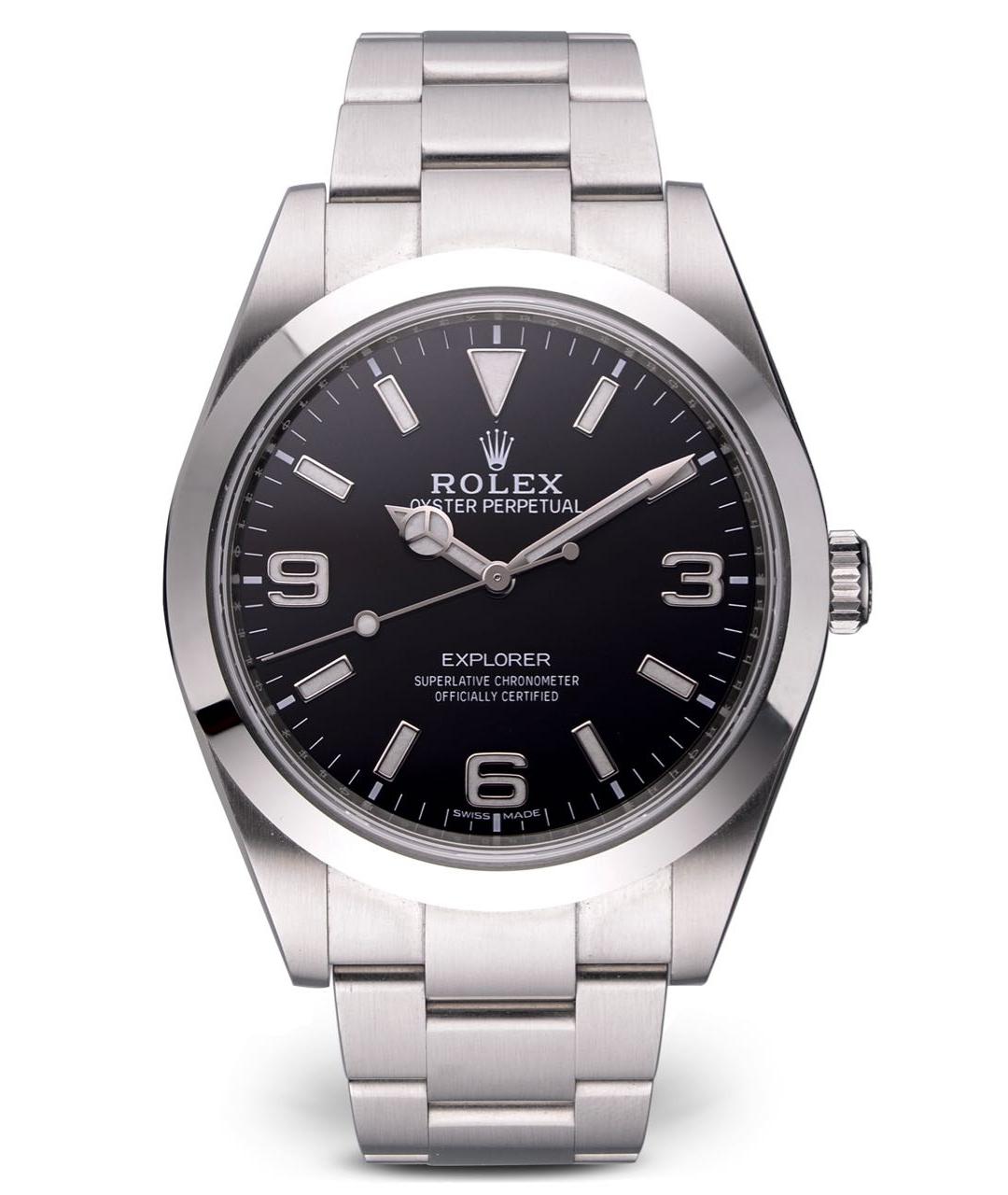 ROLEX Серебряные металлические часы, фото 1