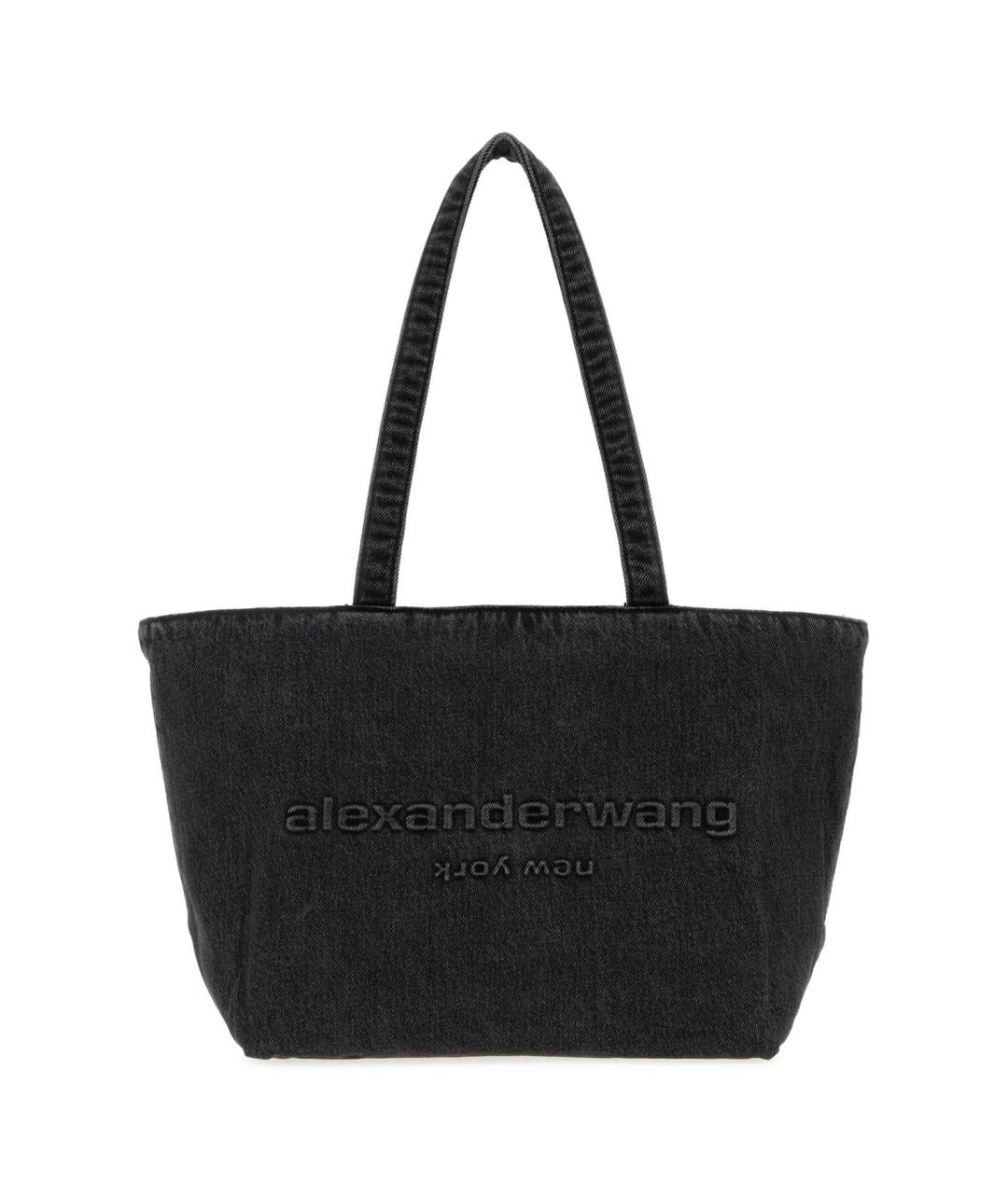 ALEXANDER WANG Серая деним сумка тоут, фото 1