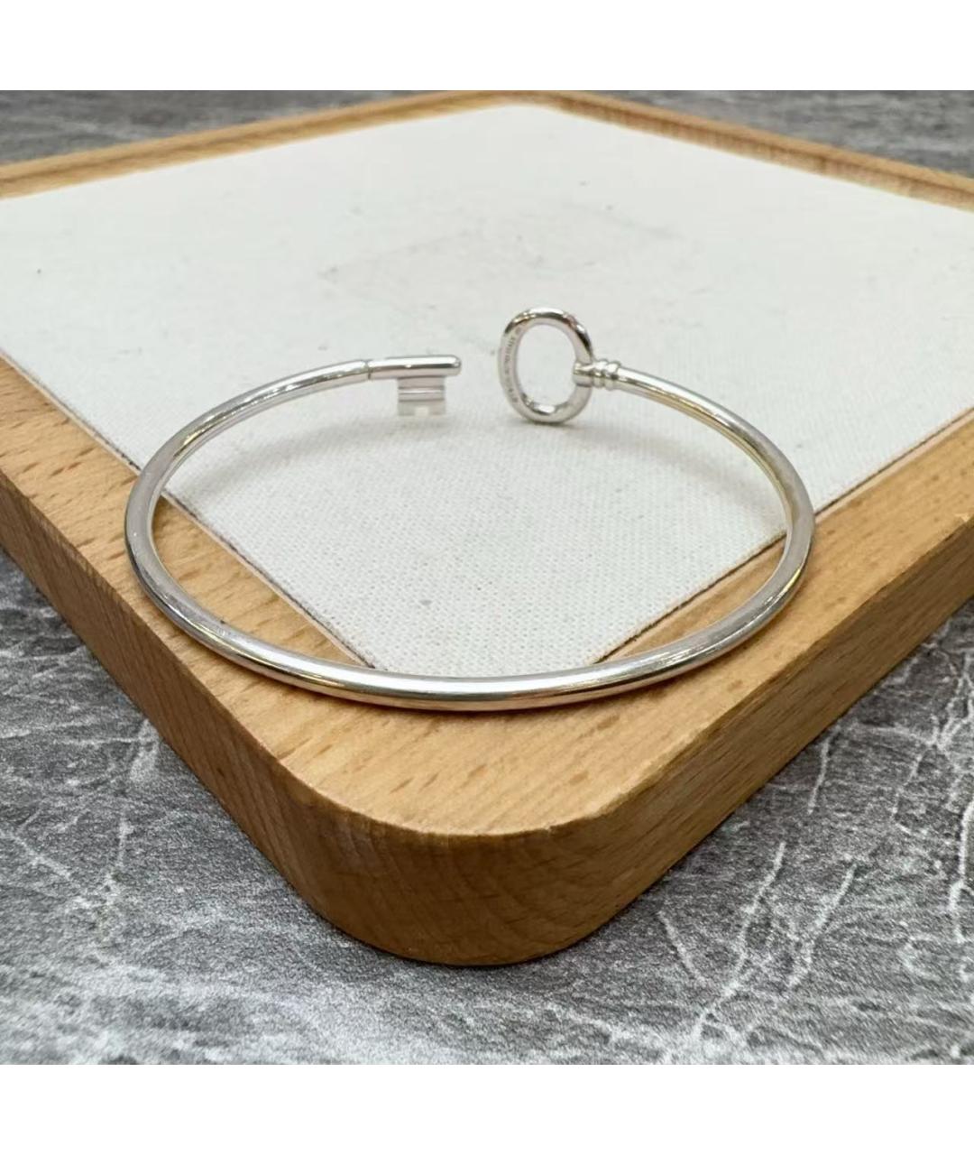 TIFFANY&CO Серебряный браслет из белого золота, фото 6