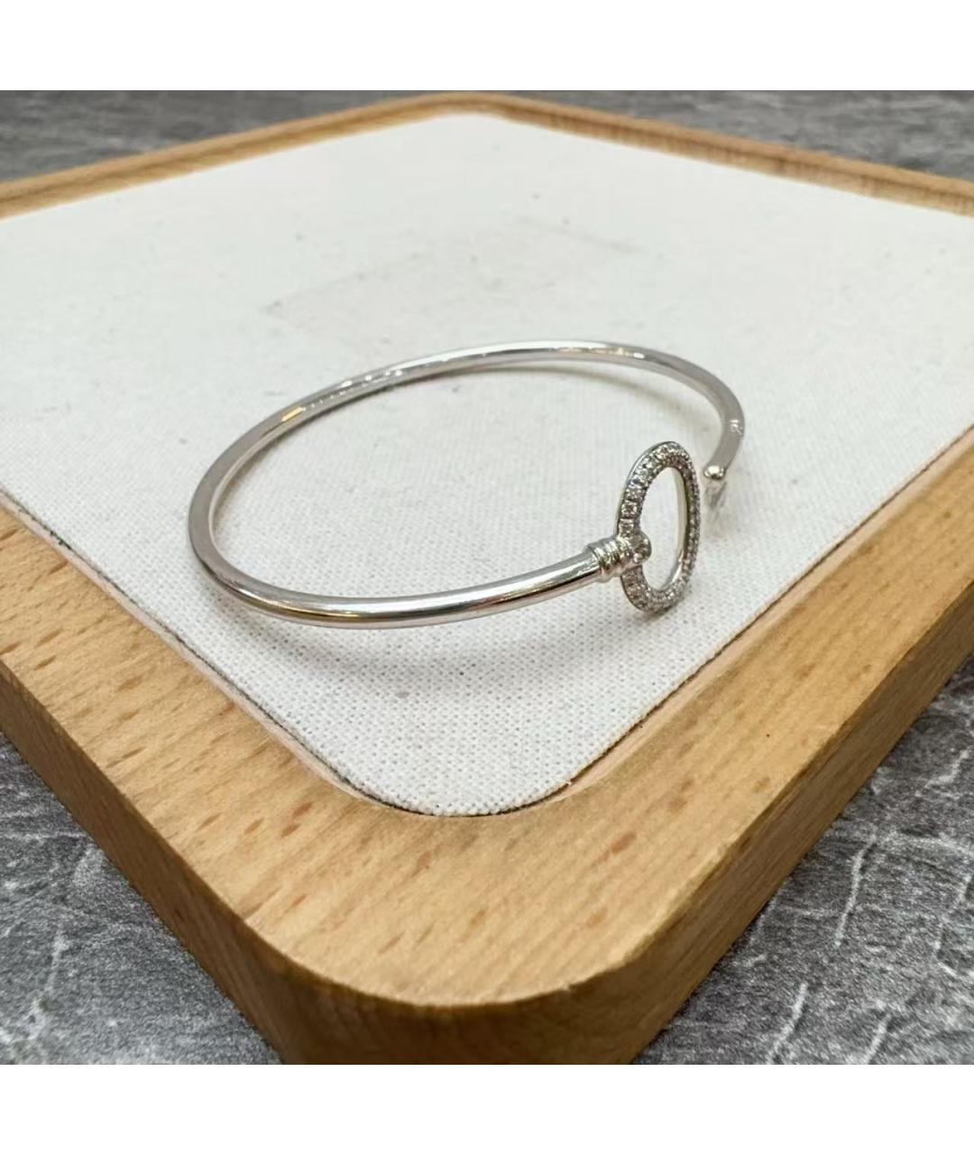 TIFFANY&CO Серебряный браслет из белого золота, фото 3