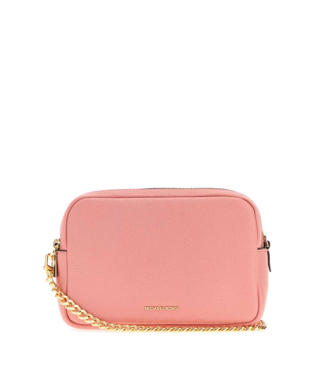 MICHAEL KORS Розовая кожаная сумка через плечо, фото 1