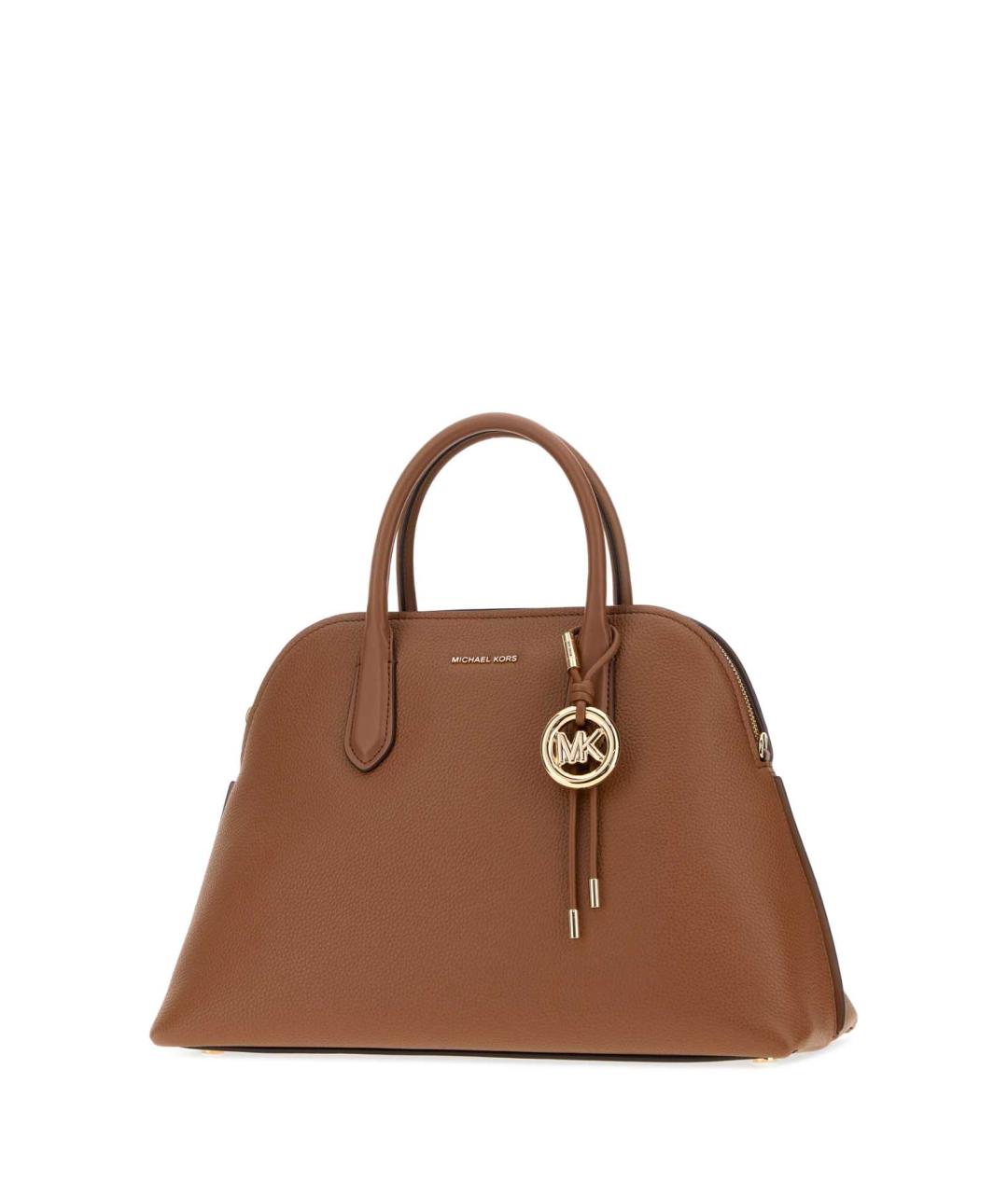 MICHAEL KORS Коричневая кожаная сумка тоут, фото 2