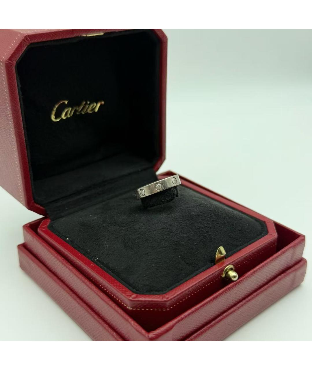 CARTIER Серебряное кольцо из белого золота, фото 4