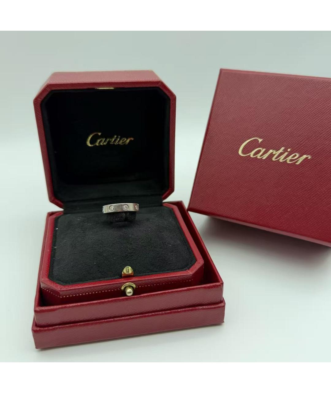 CARTIER Серебряное кольцо из белого золота, фото 2