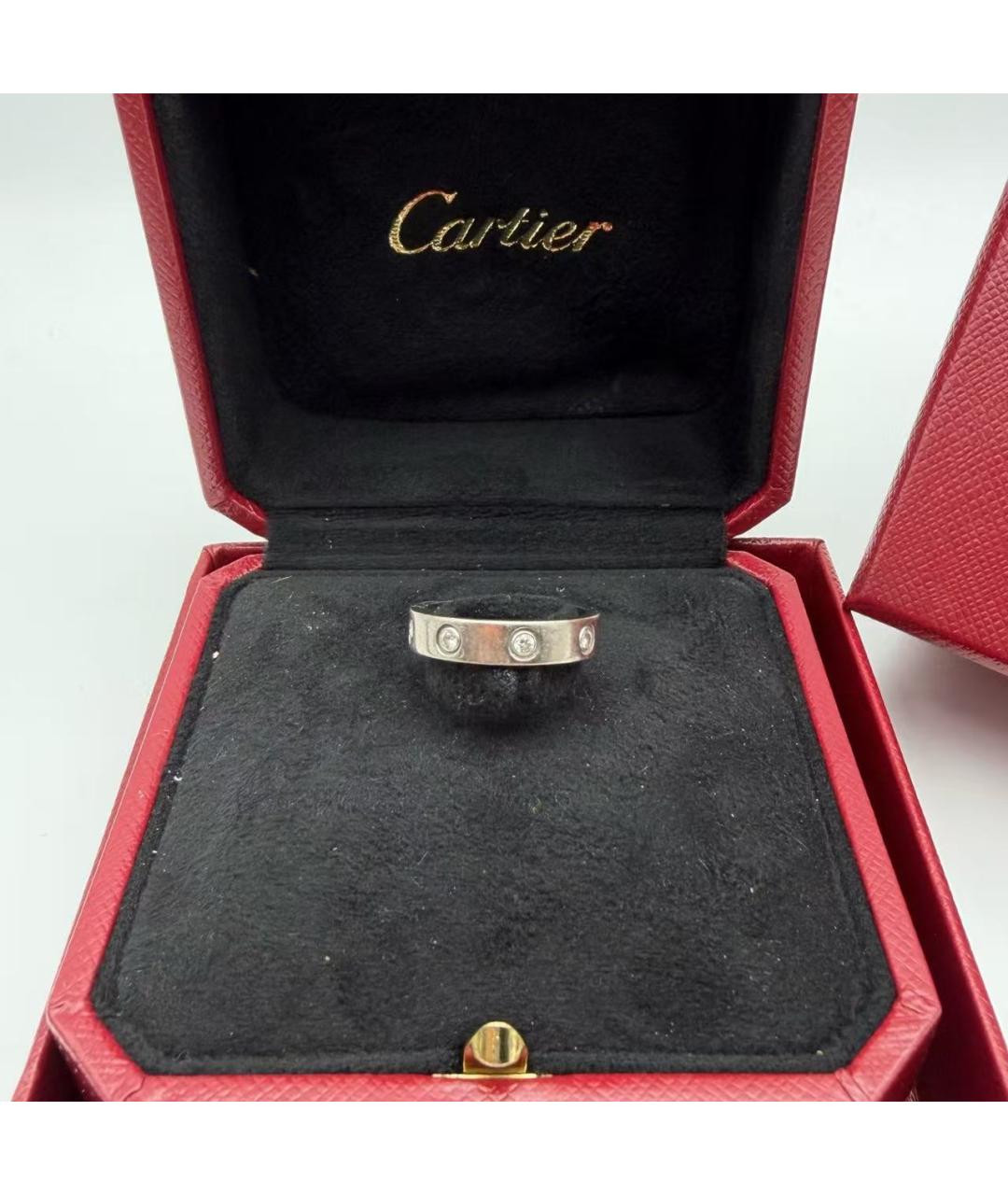 CARTIER Серебряное кольцо из белого золота, фото 3