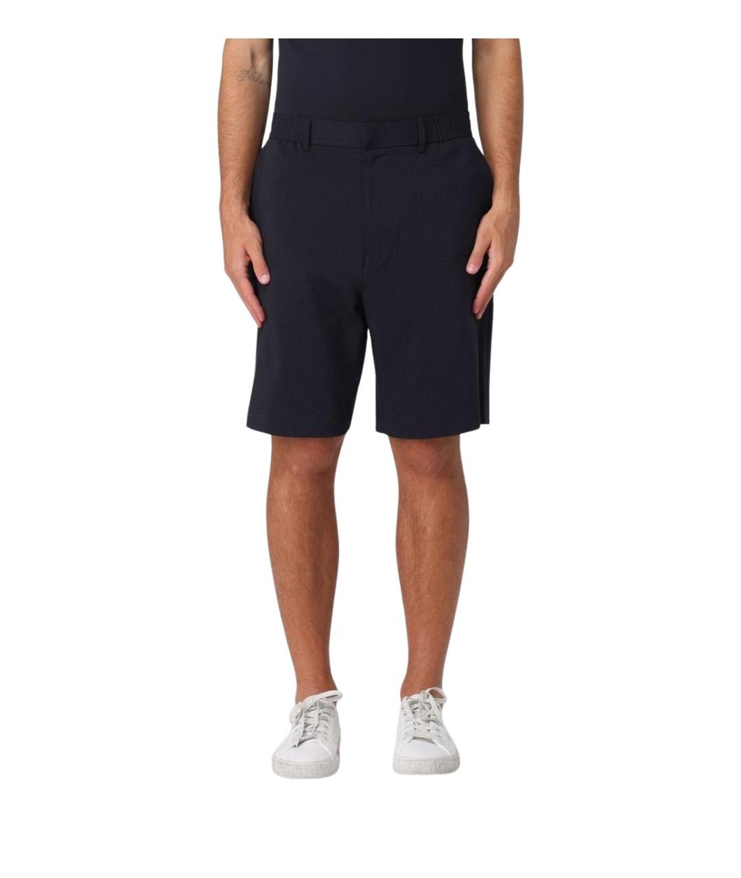 ARMANI EXCHANGE Синие вискозные шорты, фото 1