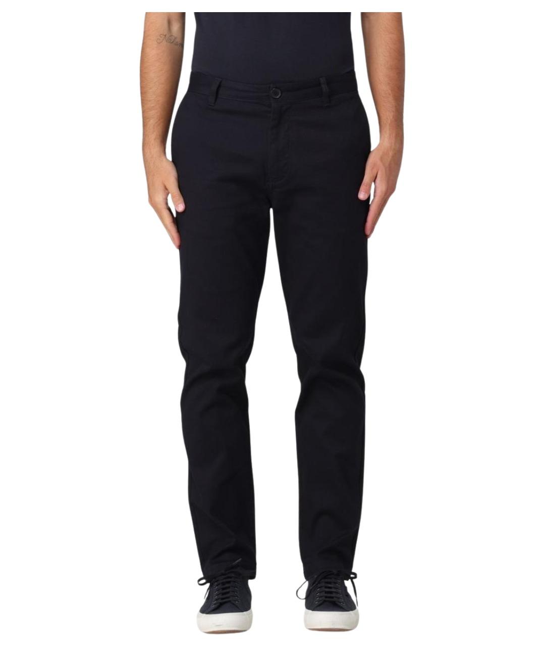 ARMANI EXCHANGE Синие хлопковые повседневные брюки, фото 1