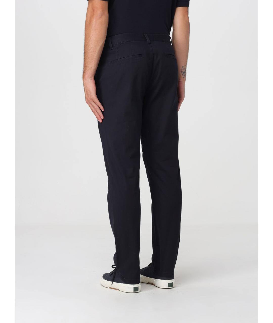 ARMANI EXCHANGE Синие хлопковые повседневные брюки, фото 4