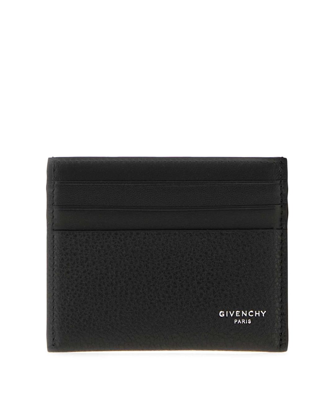 GIVENCHY Черный кожаный кардхолдер, фото 1
