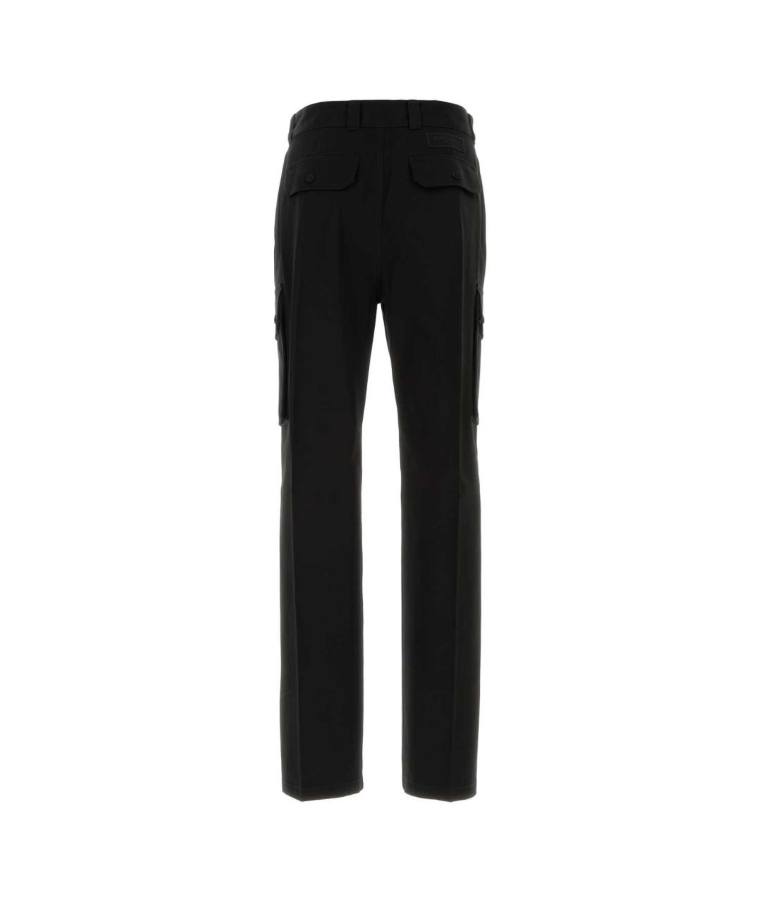 GIVENCHY Черные хлопковые повседневные брюки, фото 2