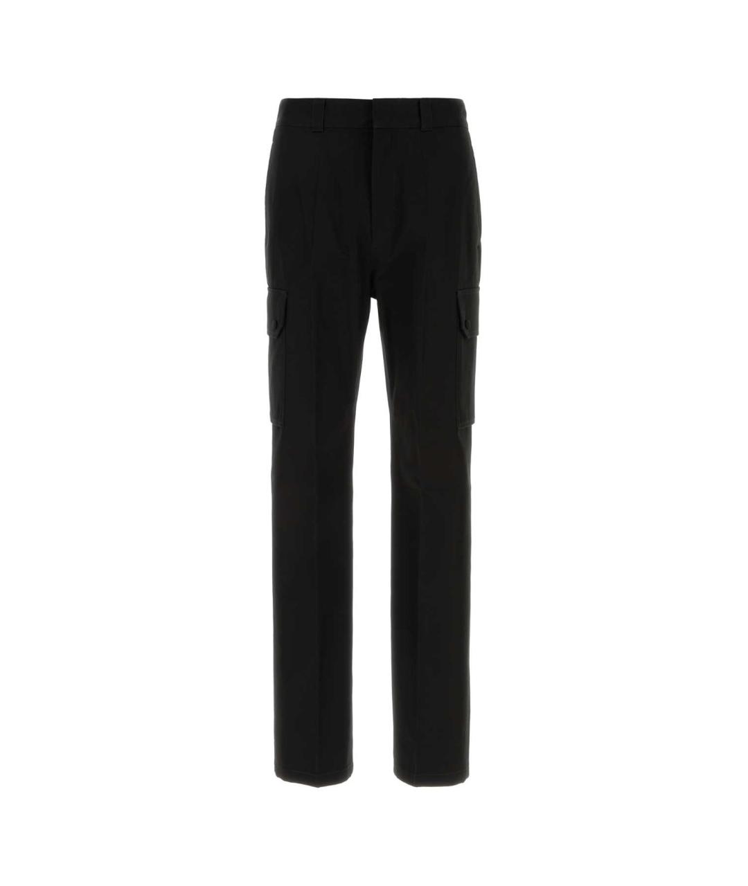 GIVENCHY Черные хлопковые повседневные брюки, фото 1