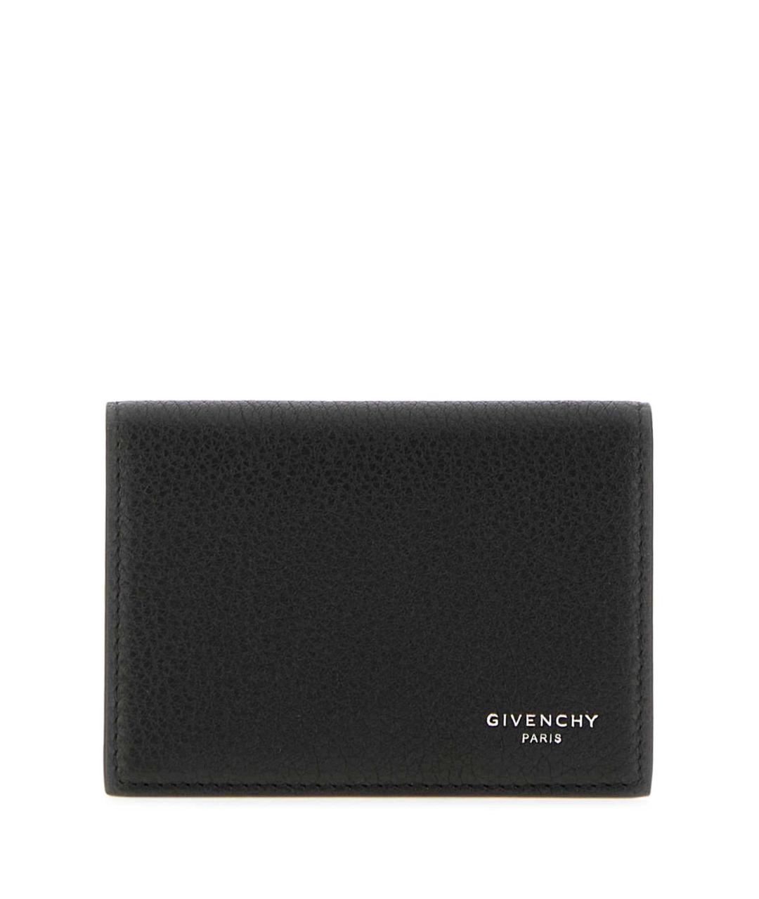 GIVENCHY Черный кожаный кардхолдер, фото 1