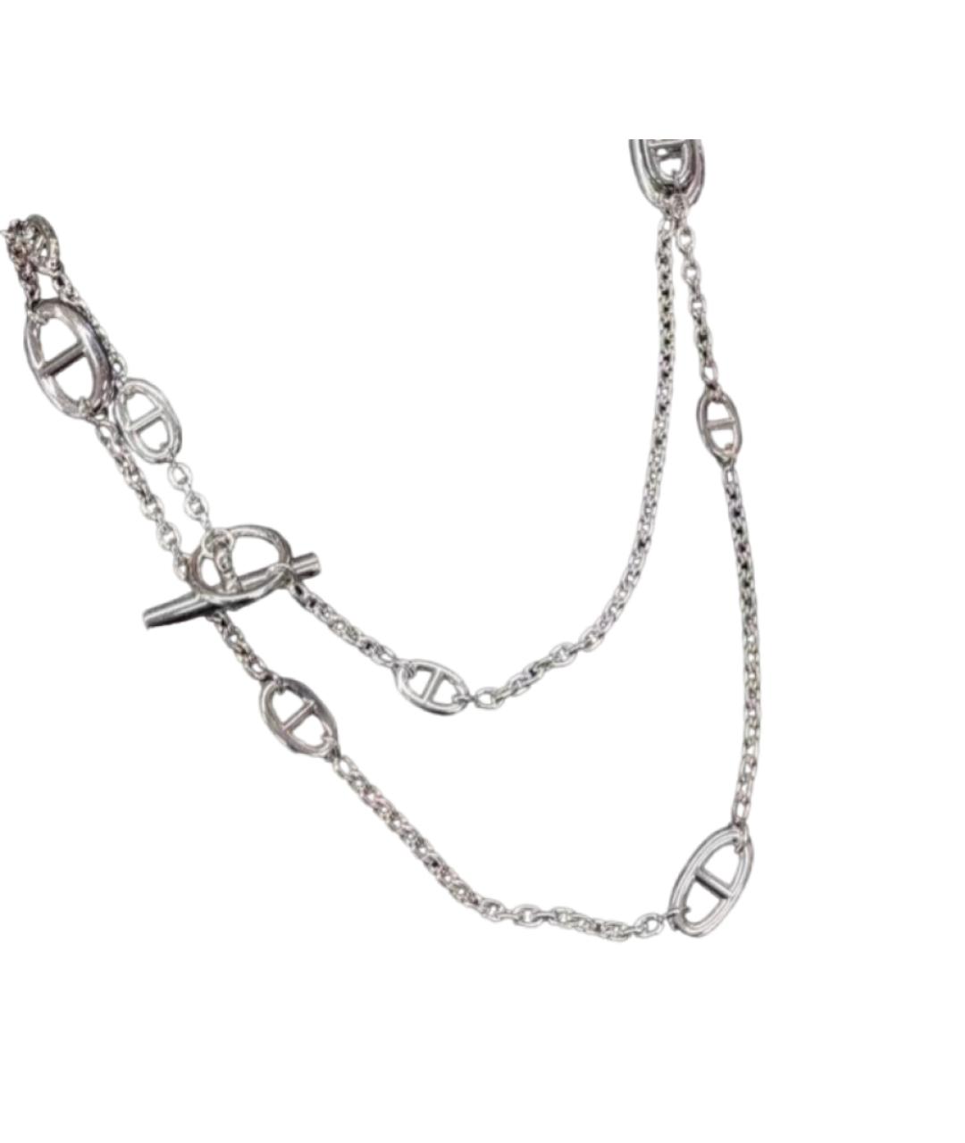 HERMES Серебряное колье, фото 1