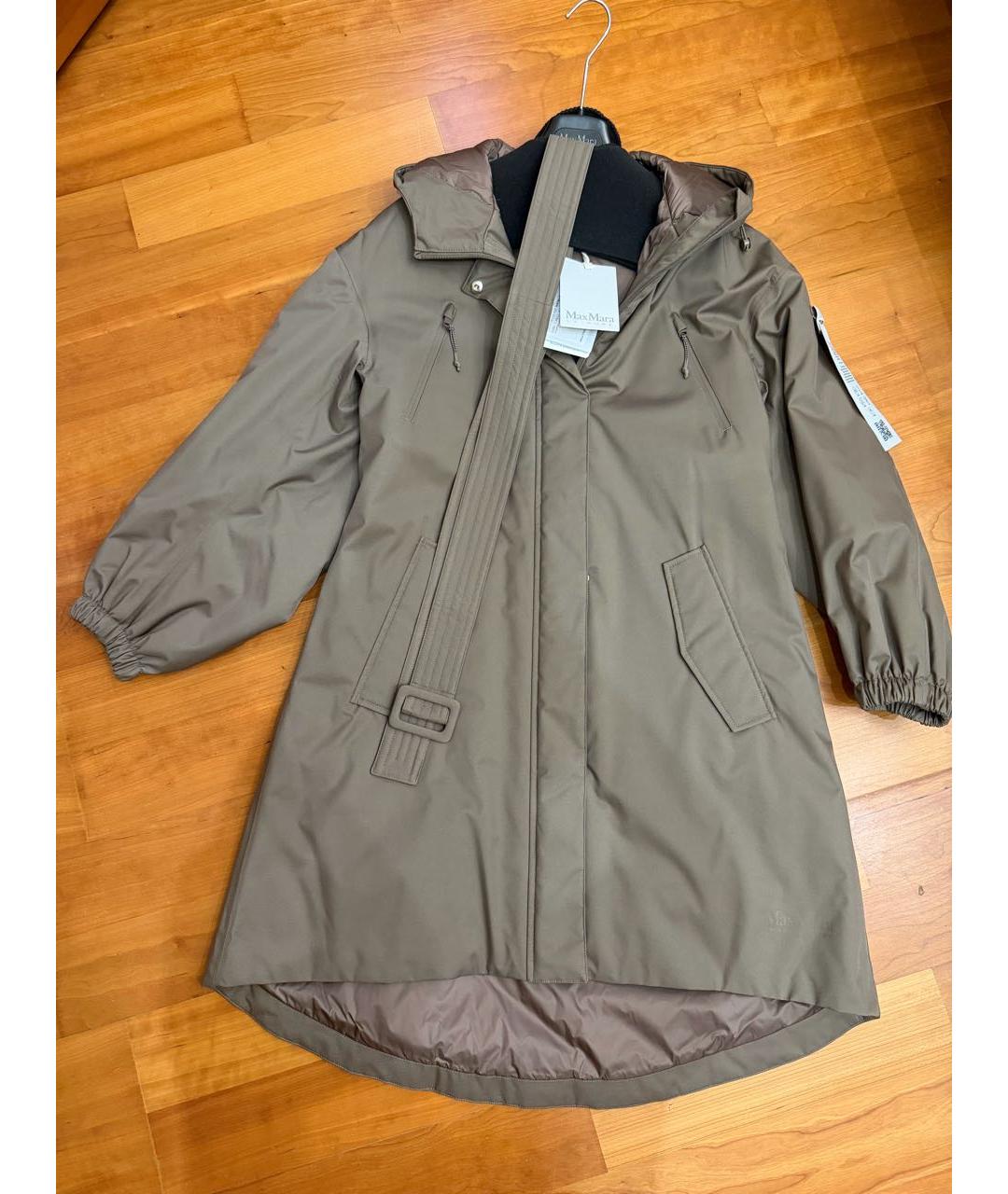 MAX MARA Хаки хлопковая парка, фото 9