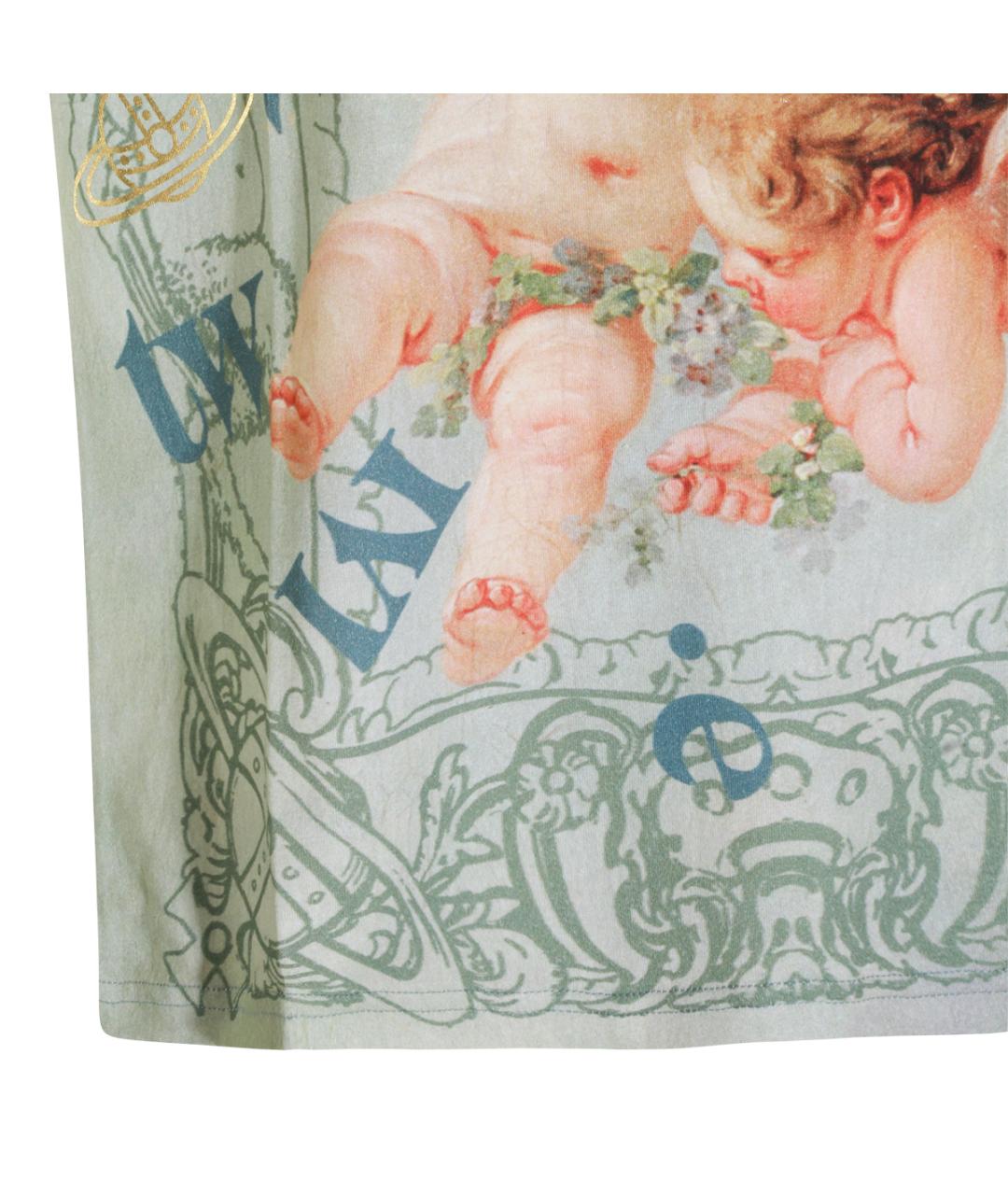 VIVIENNE WESTWOOD Мульти хлопковая футболка, фото 4