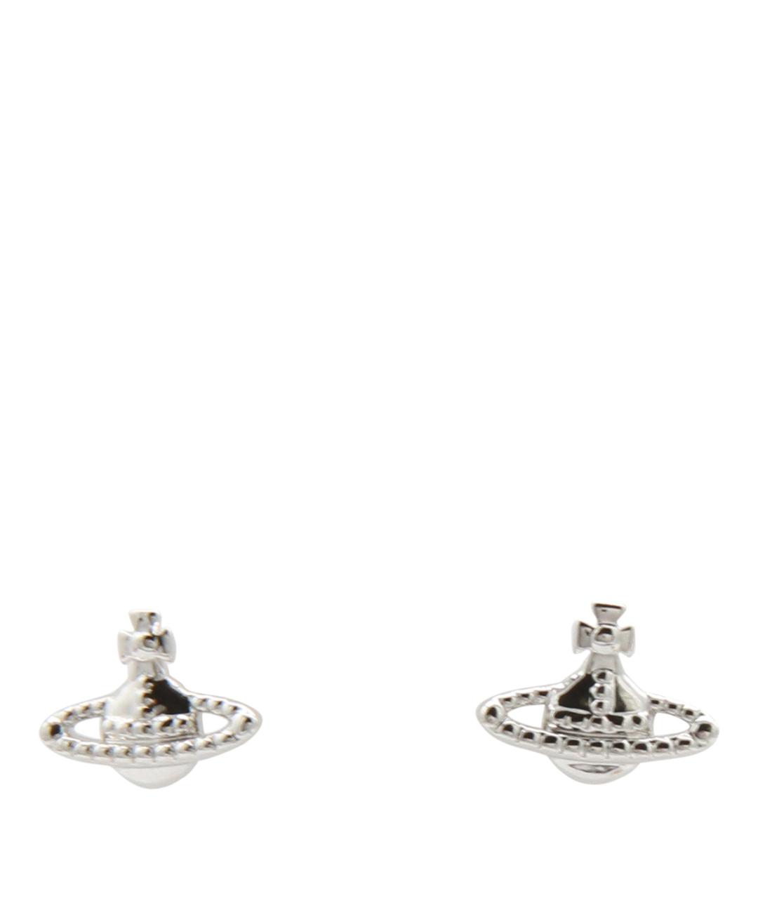 VIVIENNE WESTWOOD Серебряные металлические серьги, фото 1